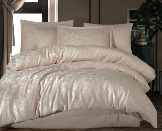 CLASY Jacquard Satin Payava V-2 Bedding Set