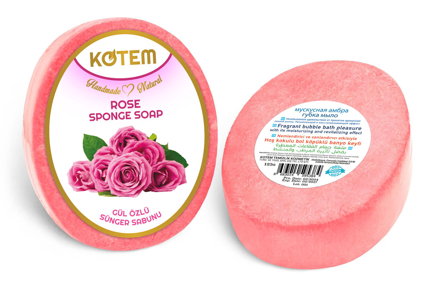 Sponge Soap Rose