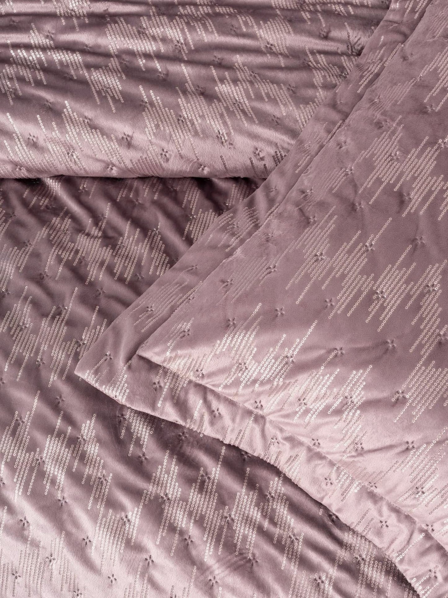 Cotton Box Varakli Luz Pudra Bedspread