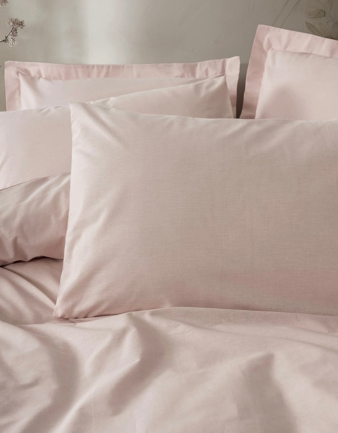 Cotton Box PLAIN Pudra Bedding set