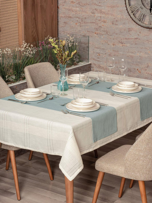 Cotton Box ANTIQUE Tablecloth – Jasmine Krem(155x160 cm)