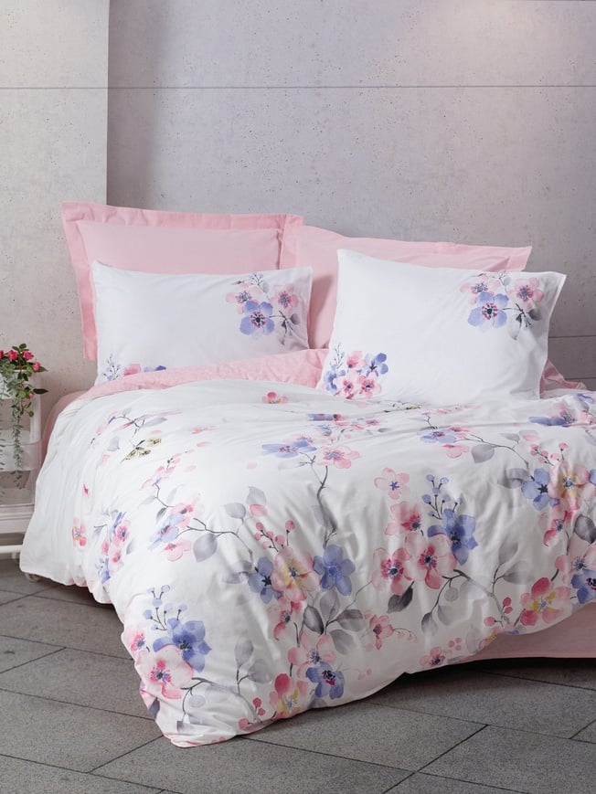 Cotton Box Modeline Jayda Pembe Bedding Set