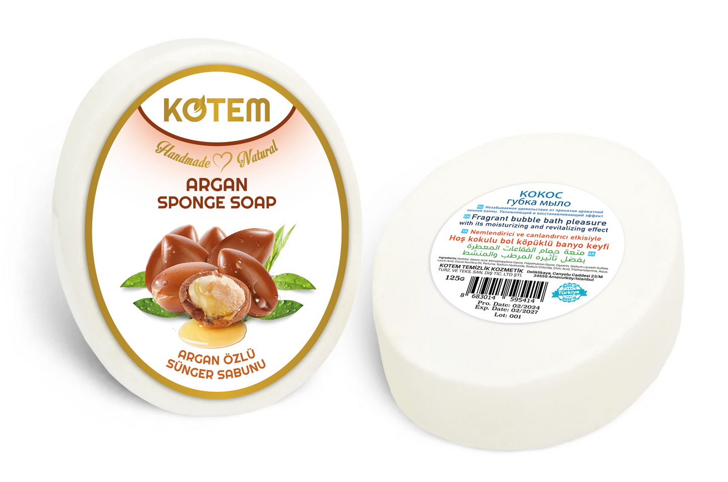 Sponge Soap Argan