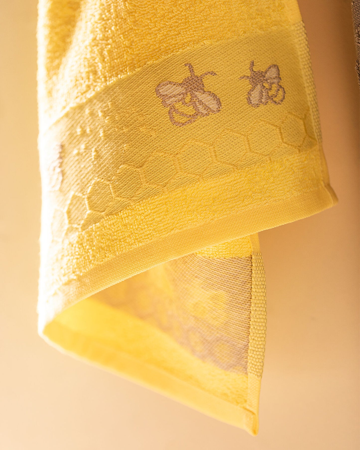 Madame Coco Abielle Kitchen Towel Set - Yellow/Gray