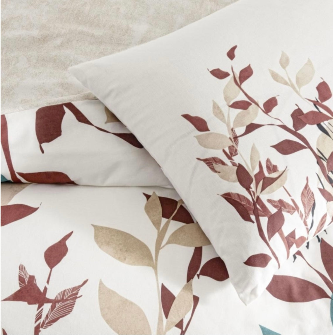 TAC Daisy Ekru Bedding set