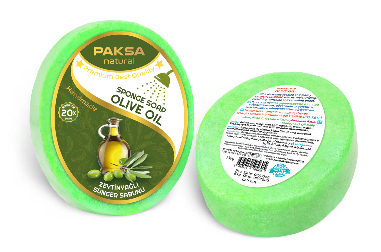 Sponge Soap Olive Oil
