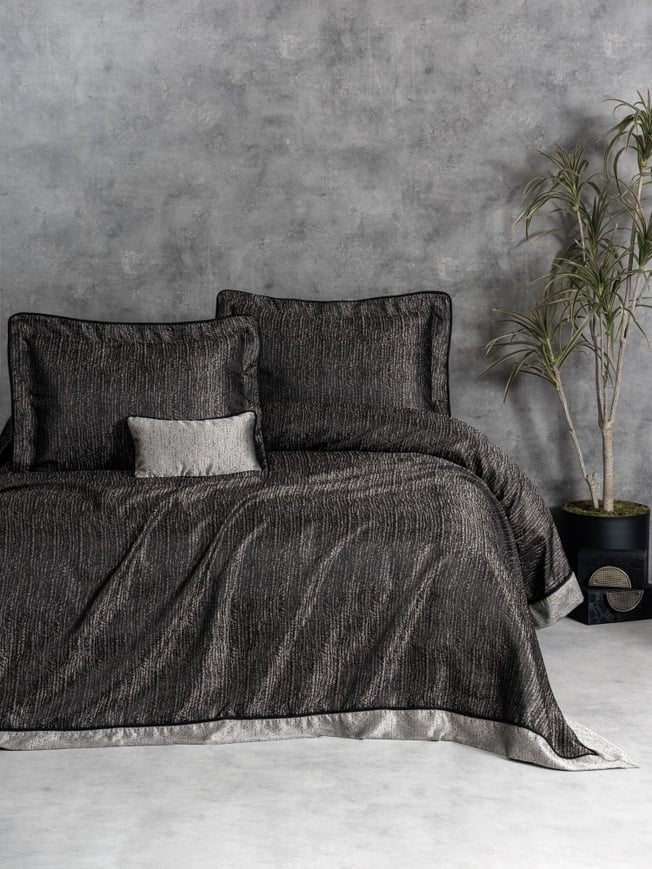 Cotton Box Smart Double Bedspread Vivian Grey