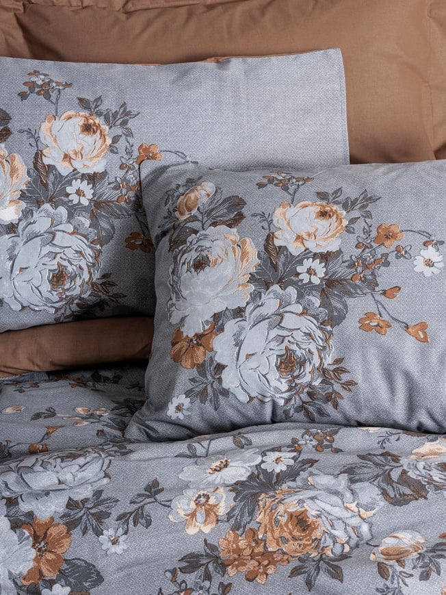 Cotton Box Modeline Lenora Kahve Bedding Set