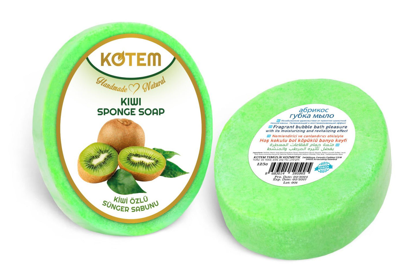 Sponge Soap Kiwi