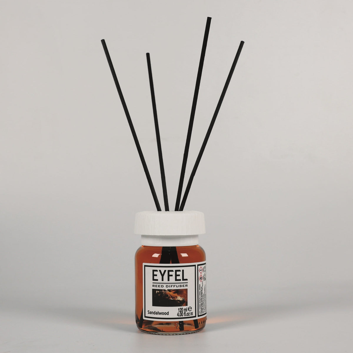 Eyfel Perfume Reed Diffuser – Sandalwood, 120 ml