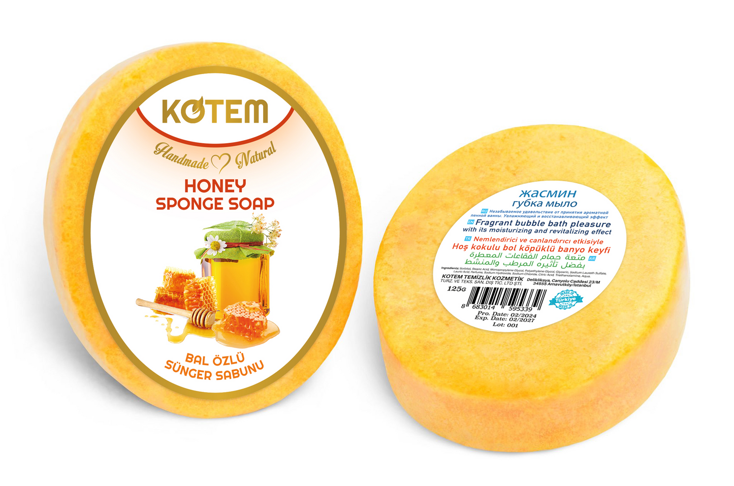 Sponge Soap Honey