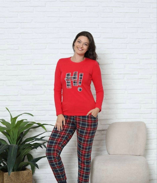 NICOLETTE Women’s Cotton Pajama Set