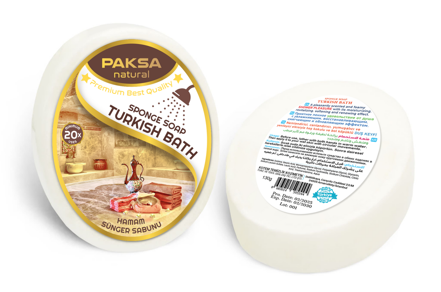 Sponge Soap Turkish Bath