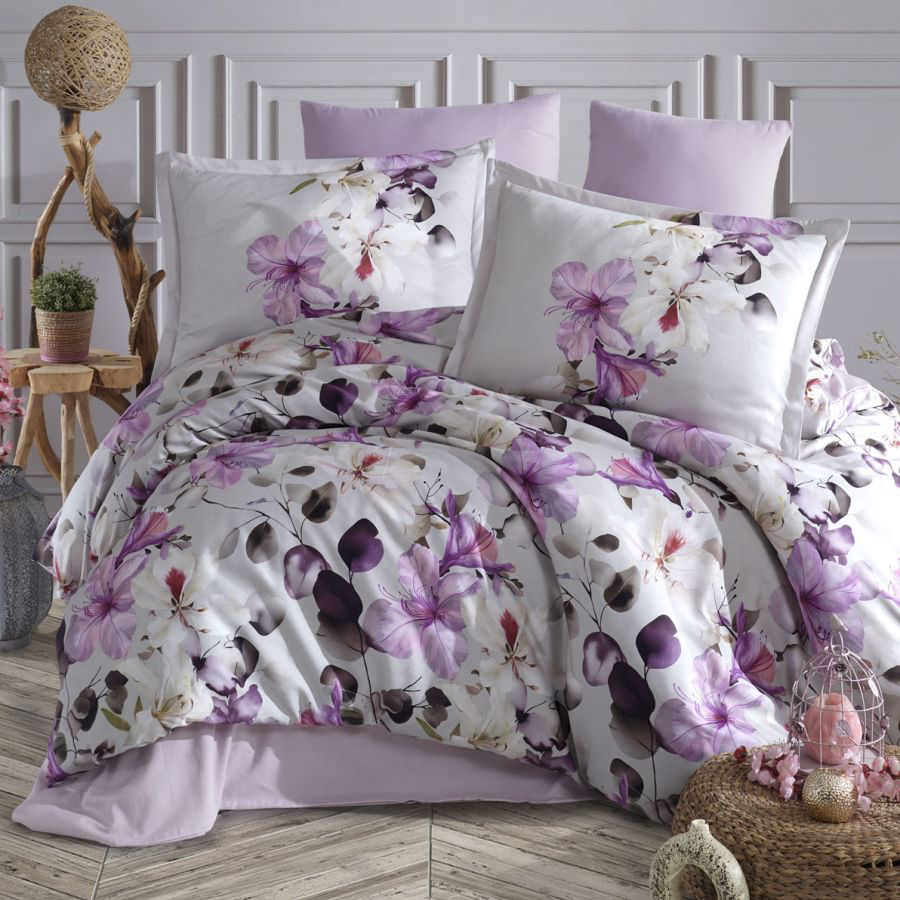 CLASY Dijital Nora Satiin voodipesukomplekt