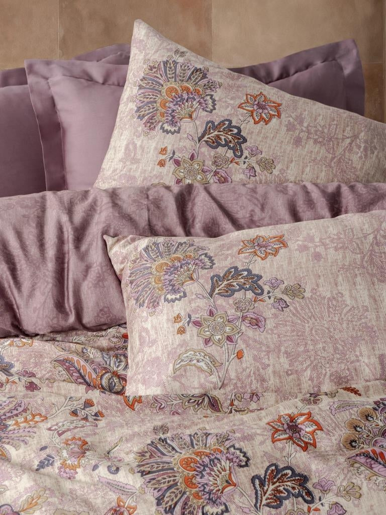 Cotton Box Printed Saten Majolica Bedding Set