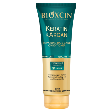 Bioxcin Keratin & Argan taastav ja parandav juuksepalsam 250 ml