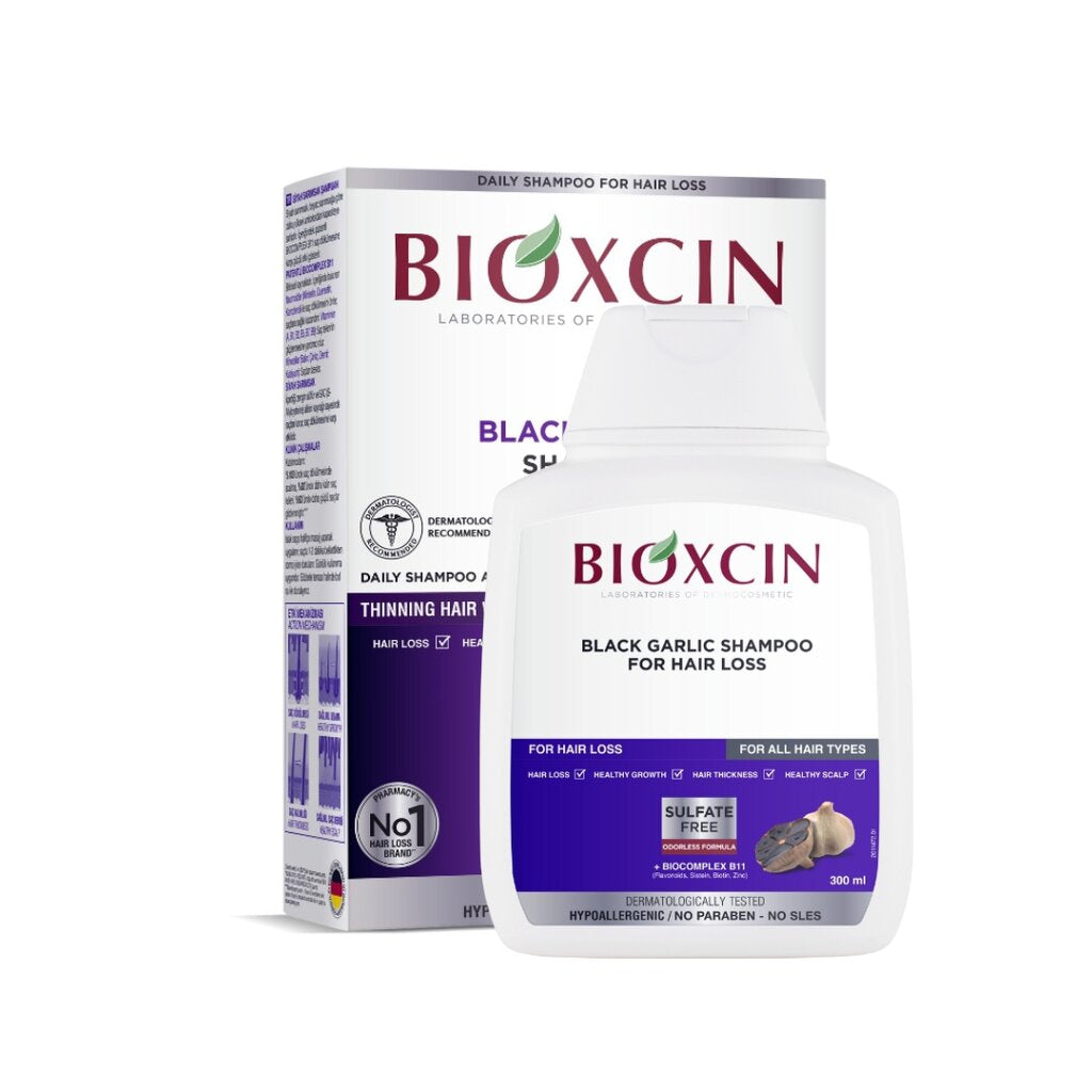 Bioxcin Black Garlic Anti-Hair Loss Shampoo 300 ml