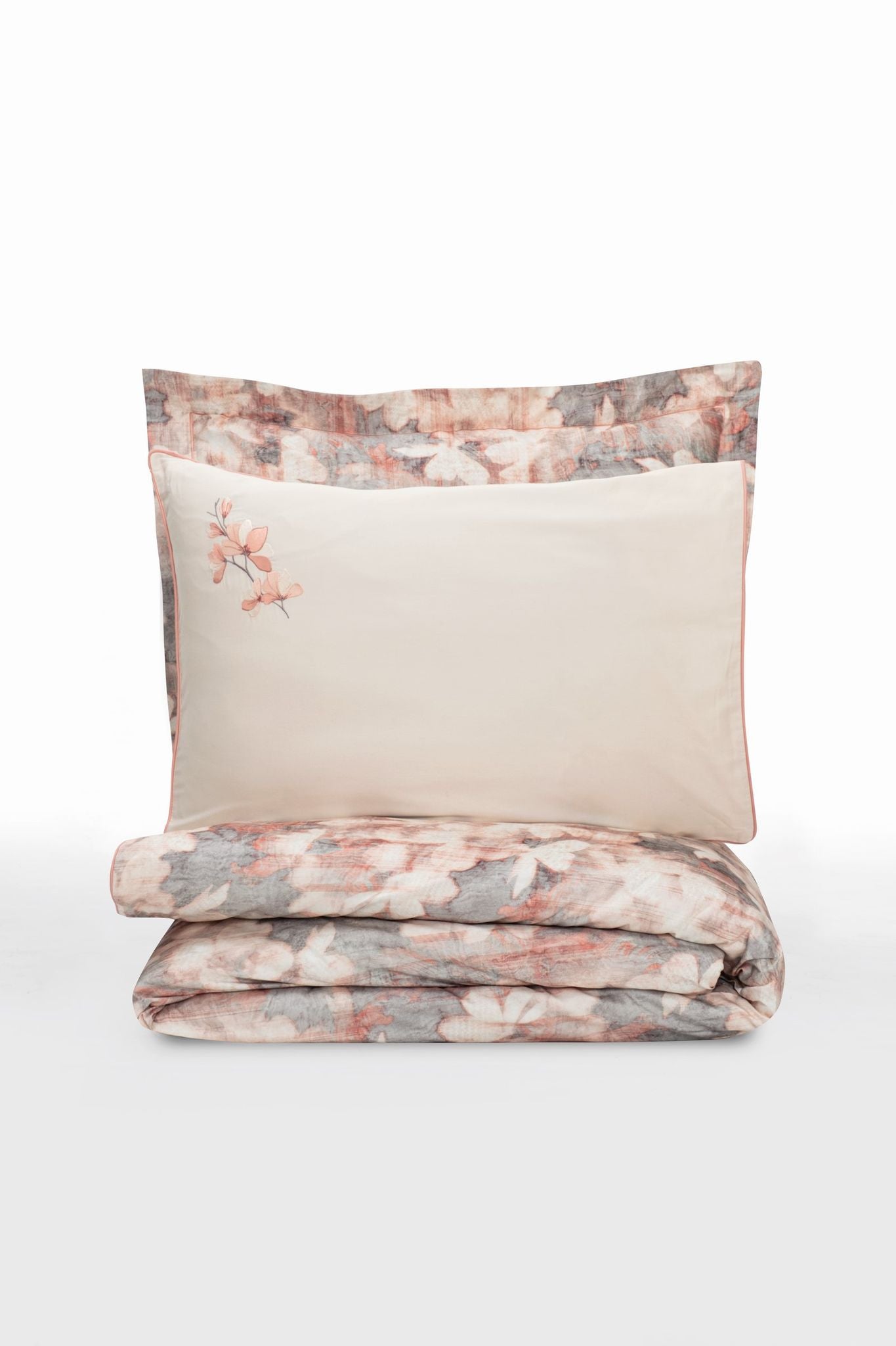 Cotton Box Elite Saten Layana Pembe Bedding Set