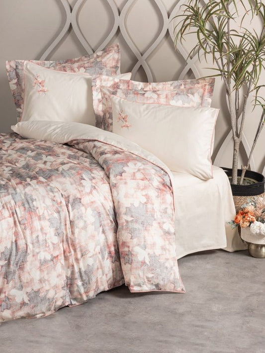 Cotton Box Elite Saten Layana Pembe Bedding Set