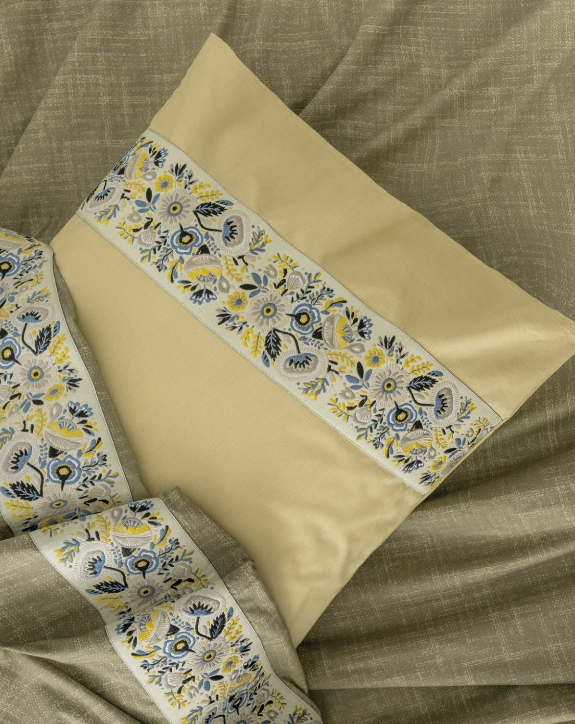 Cotton Box FOLKART Elowen Sarı