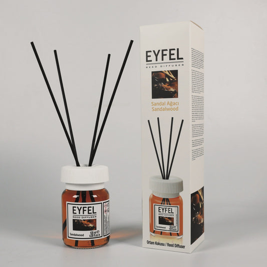 Eyfel Perfume Reed Diffuser – Sandalwood, 120 ml