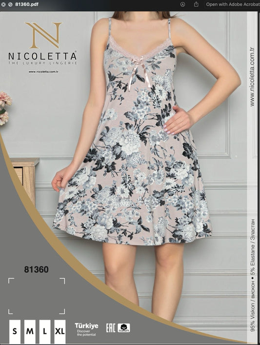 NICOLETTE Women’s Viscose Nightdress