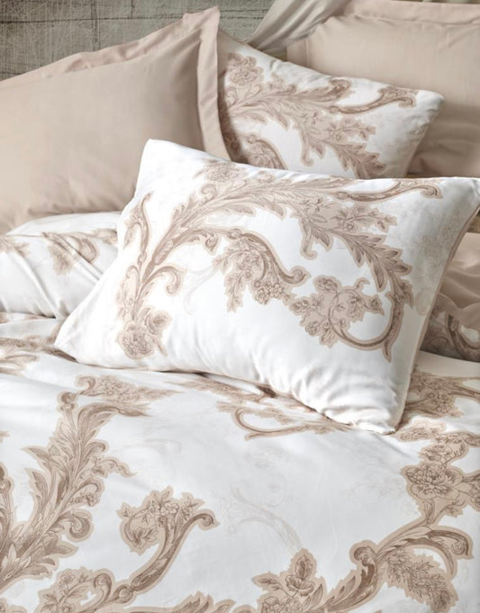 Cotton Box Baskili Saten Loren-Bej voodipesukomplekt