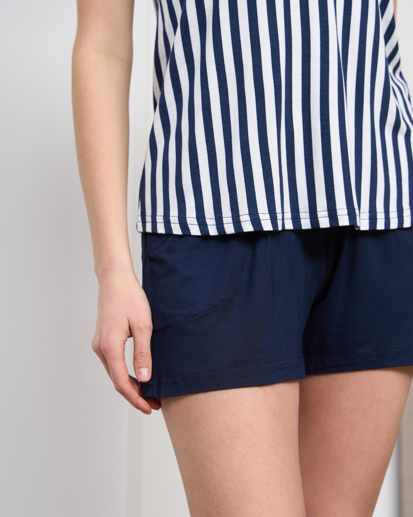 Viscose top and shorts set