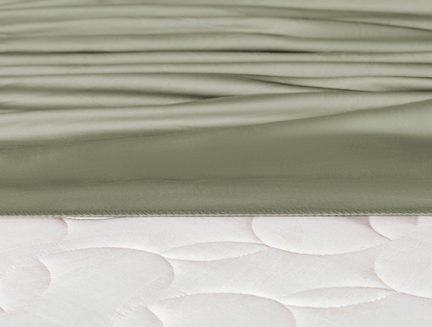 Простыня на резинке Madame Coco Ciel Satin - Khaki 160x200 см