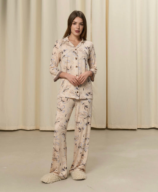 NICOLETTE Naiste viskoosist pidžaamakomplekt