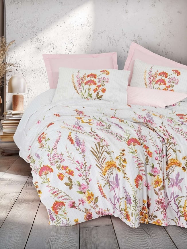 Cotton Box Modeline Lilura-Pudra  Bedding Set