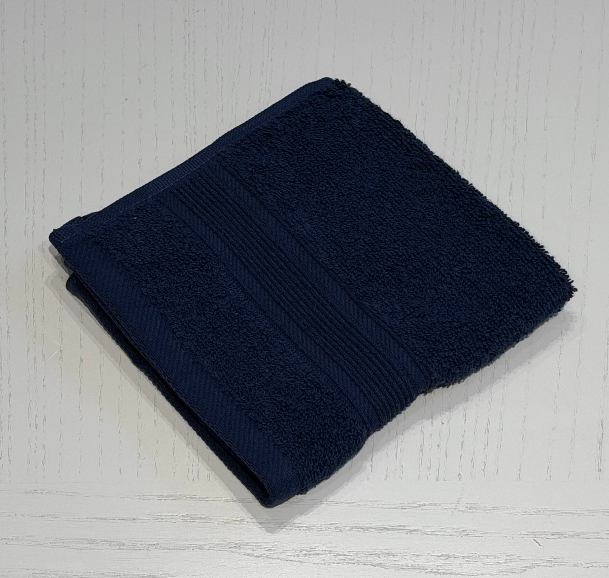 Cotton Face Towel 30 × 30 cm – Dark Blue