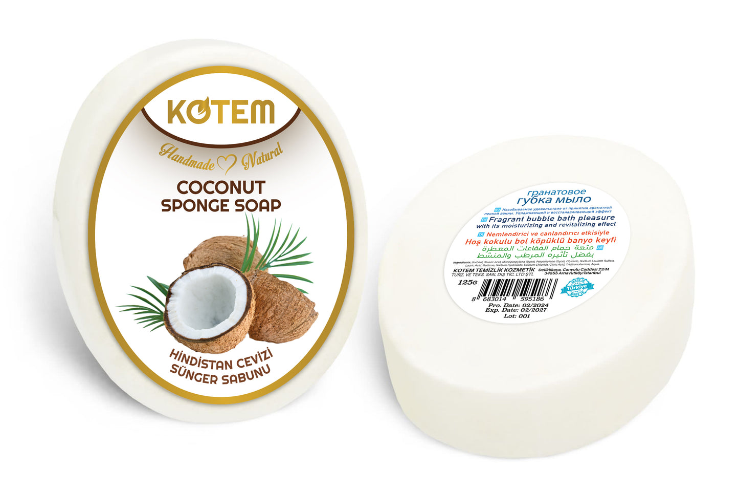 Sponge Soap Coconut