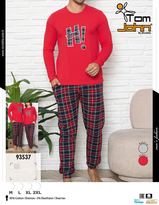 TomJohn Men’s Cotton Pajama Set