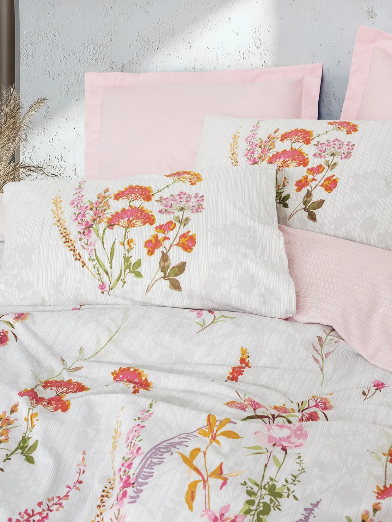 Cotton Box Modeline Lilura-Pudra  Bedding Set