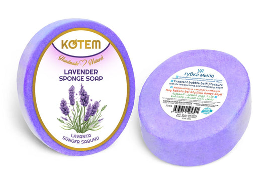 Мыло-мочалка Лаванда