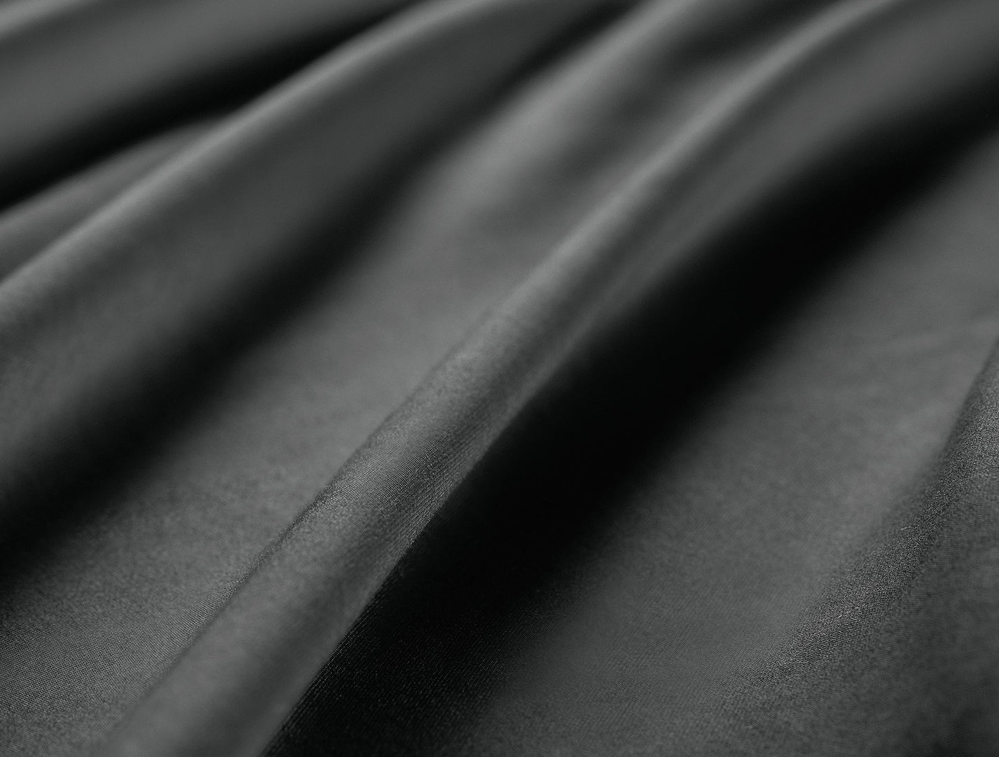 Простынь на резиенке Madame Coco Ciel Satin - темно-серая, 160x200 см