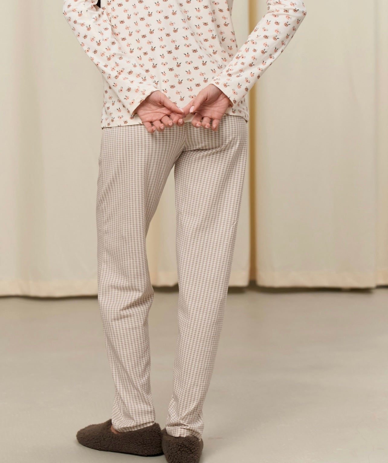 NICOLETTE Naiste puuvillane pidžaamakomplekt