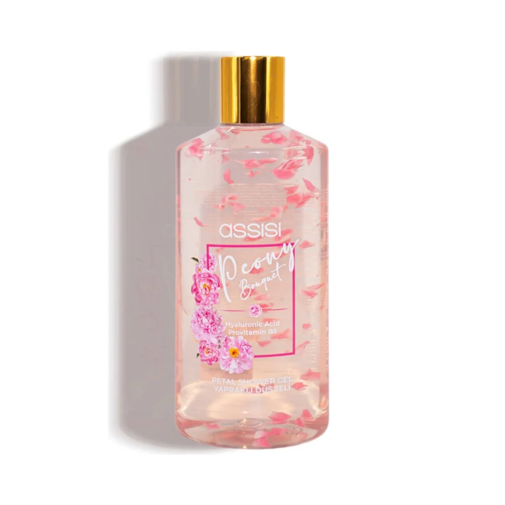 Assisi Leaf Shower Gel — Peony, 500 ml