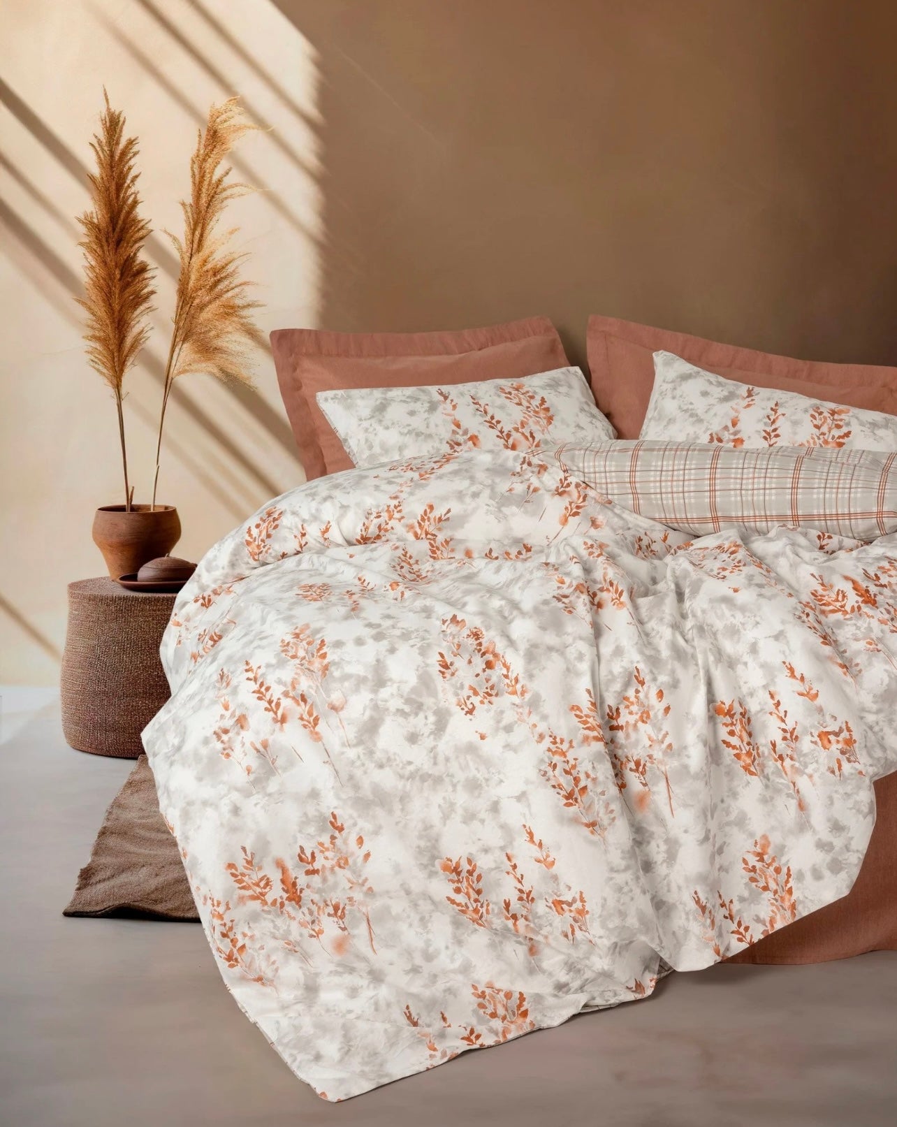 Cotton Box Modeline Lamina Tarçın  Bedding Set