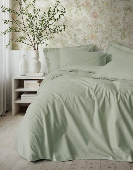 Cotton Box PLAIN Adaçayı Bedding set