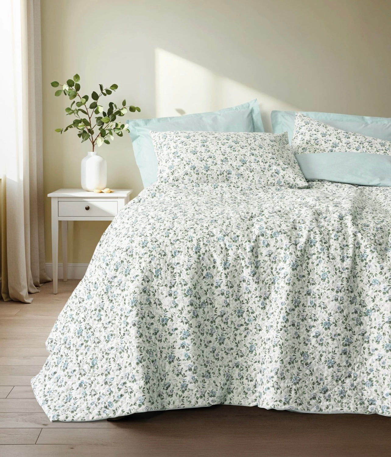 Cotton Box Petite Nola Mint Bedding set