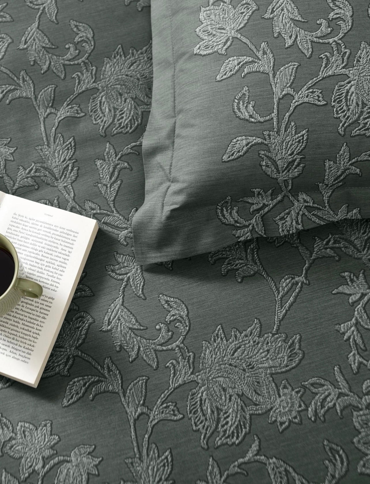 Özdilek Barocco Yesil Bedding set