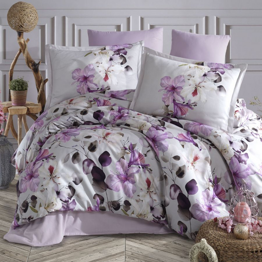 CLASY Dijital Nora Satiin voodipesukomplekt