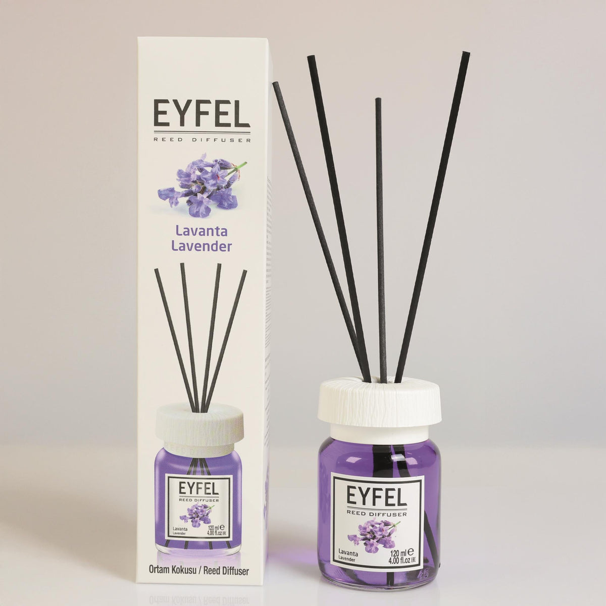Eyfel Perfume Reed Diffuser – Lavender, 120 ml