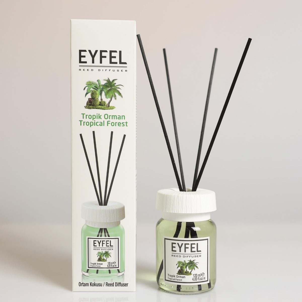 Eyfel Perfume Reed Diffuser – Tropical Forest, 120 ml