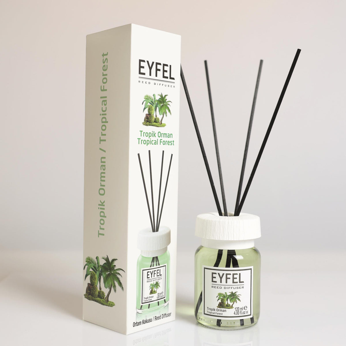 Eyfel Perfume Reed Diffuser – Tropical Forest, 120 ml
