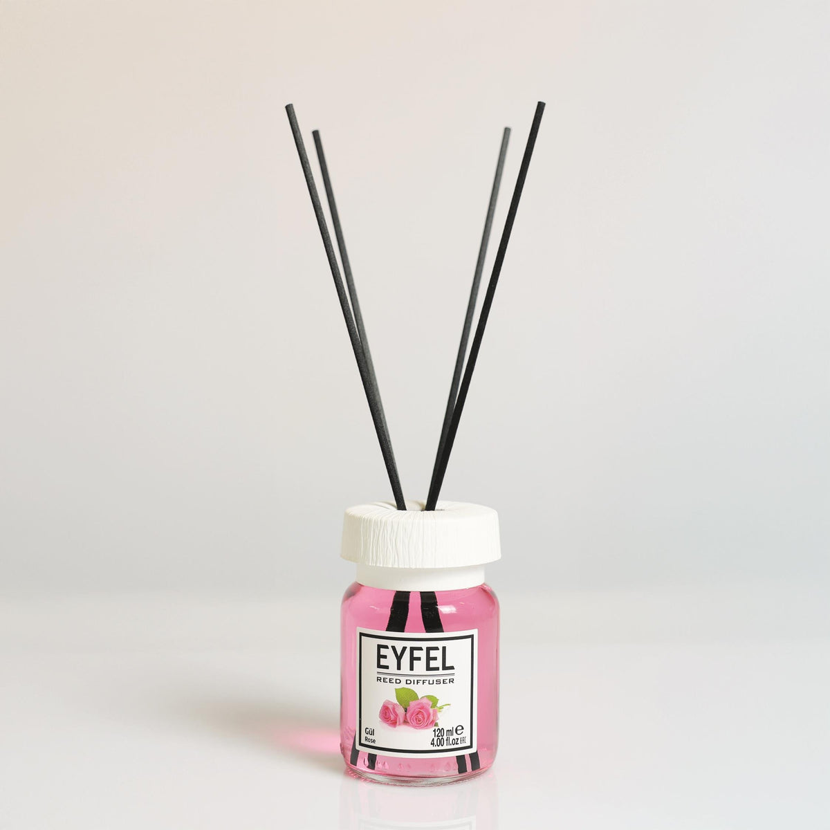 Eyfel Perfume Reed Diffuser – Rose, 120 ml