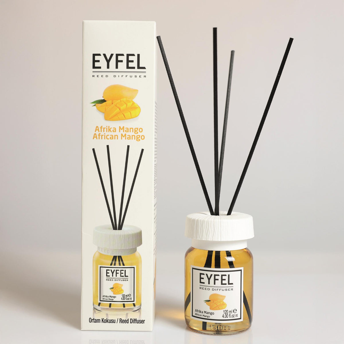 Eyfel Perfume Reed Diffuser – African Mango, 120 ml