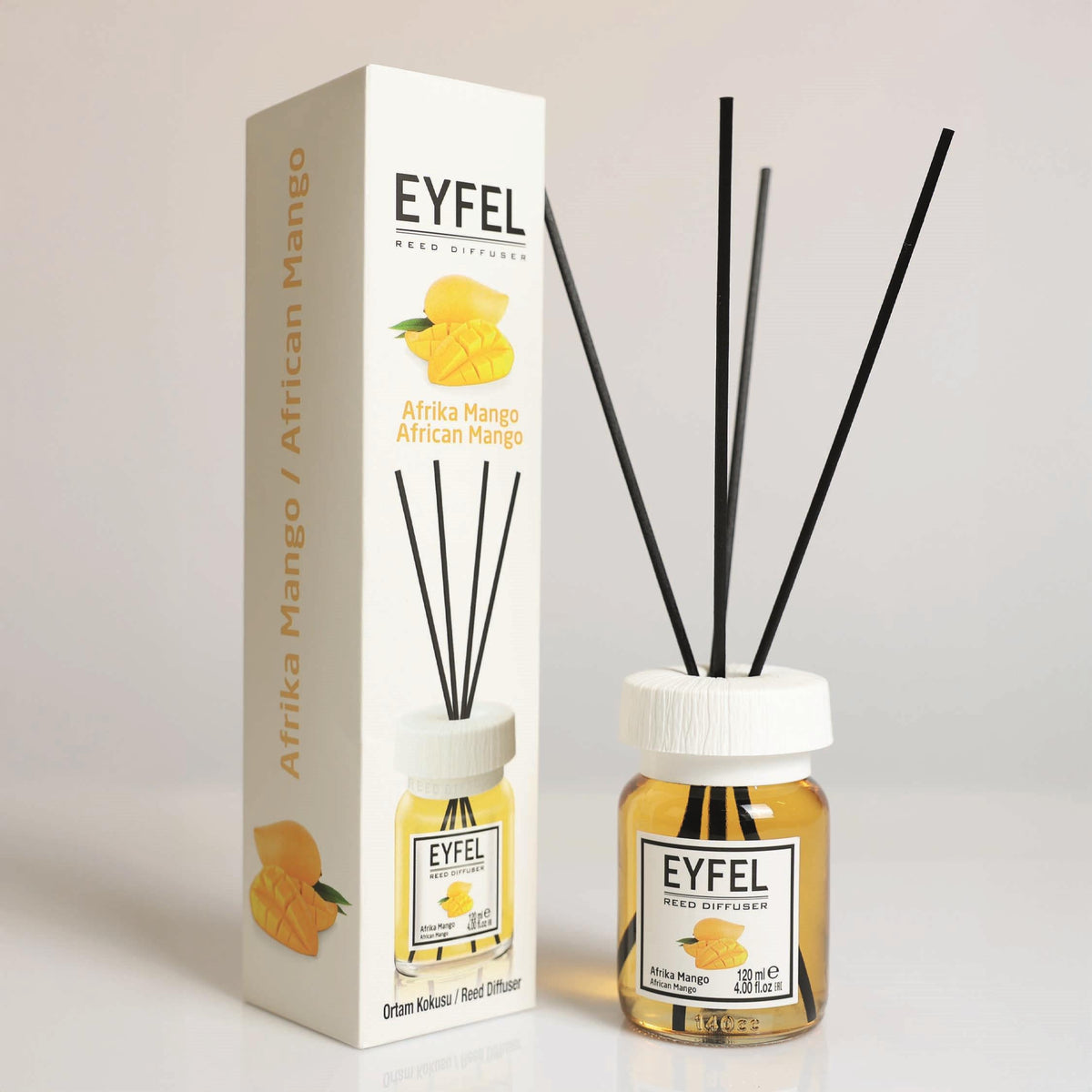 Eyfel Perfume Reed Diffuser – African Mango, 120 ml